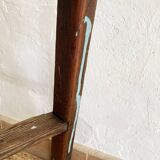 Old wooden painter's stepladder