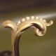 Pairs of 2 old hooks for brass tiebacks