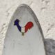 3 pairs of vintage skis: Rossignol Strato, ST 650 & Fischer.