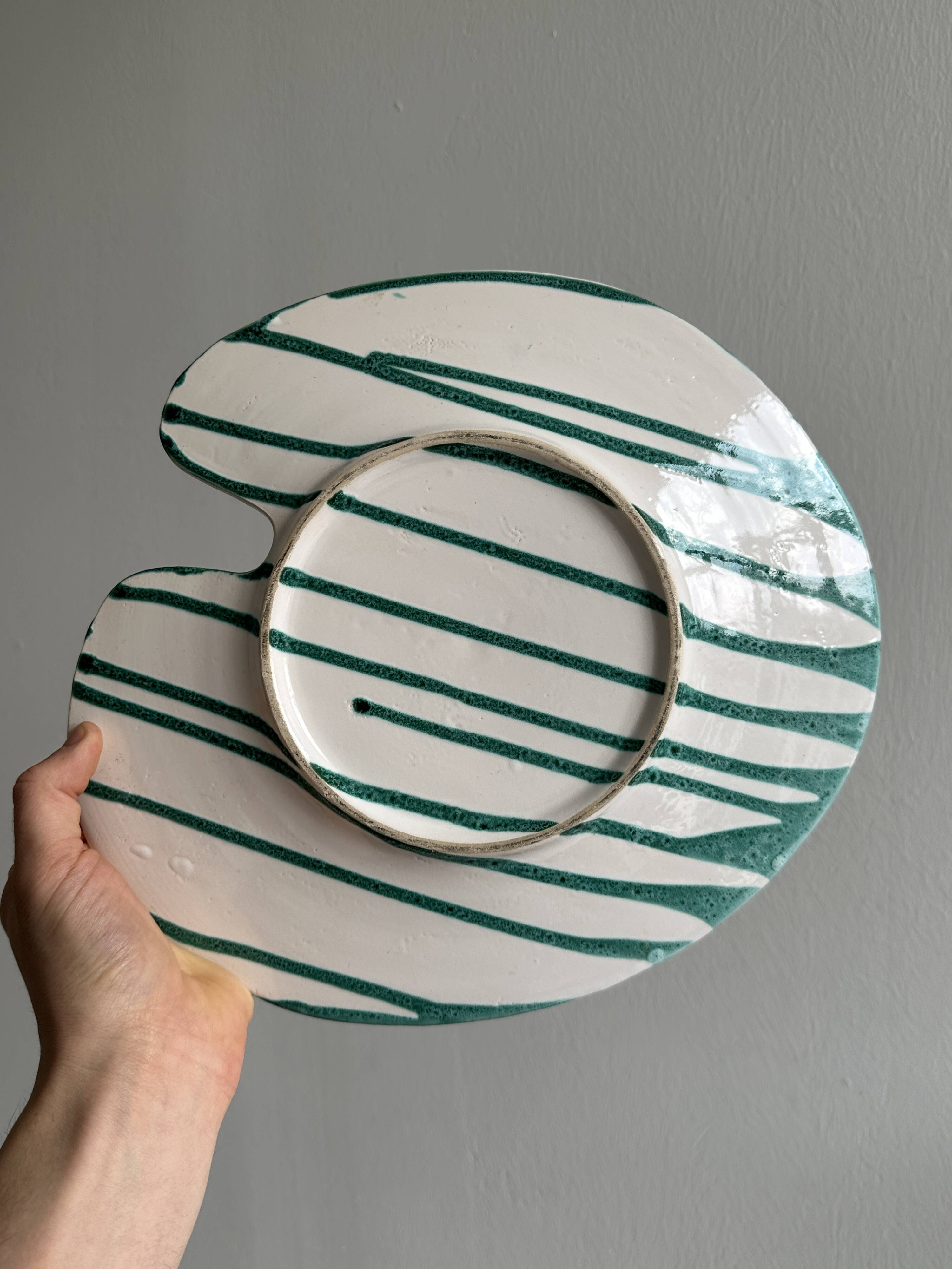 Ceramic cheese or charcuterie board