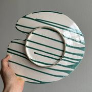 Ceramic cheese or charcuterie board