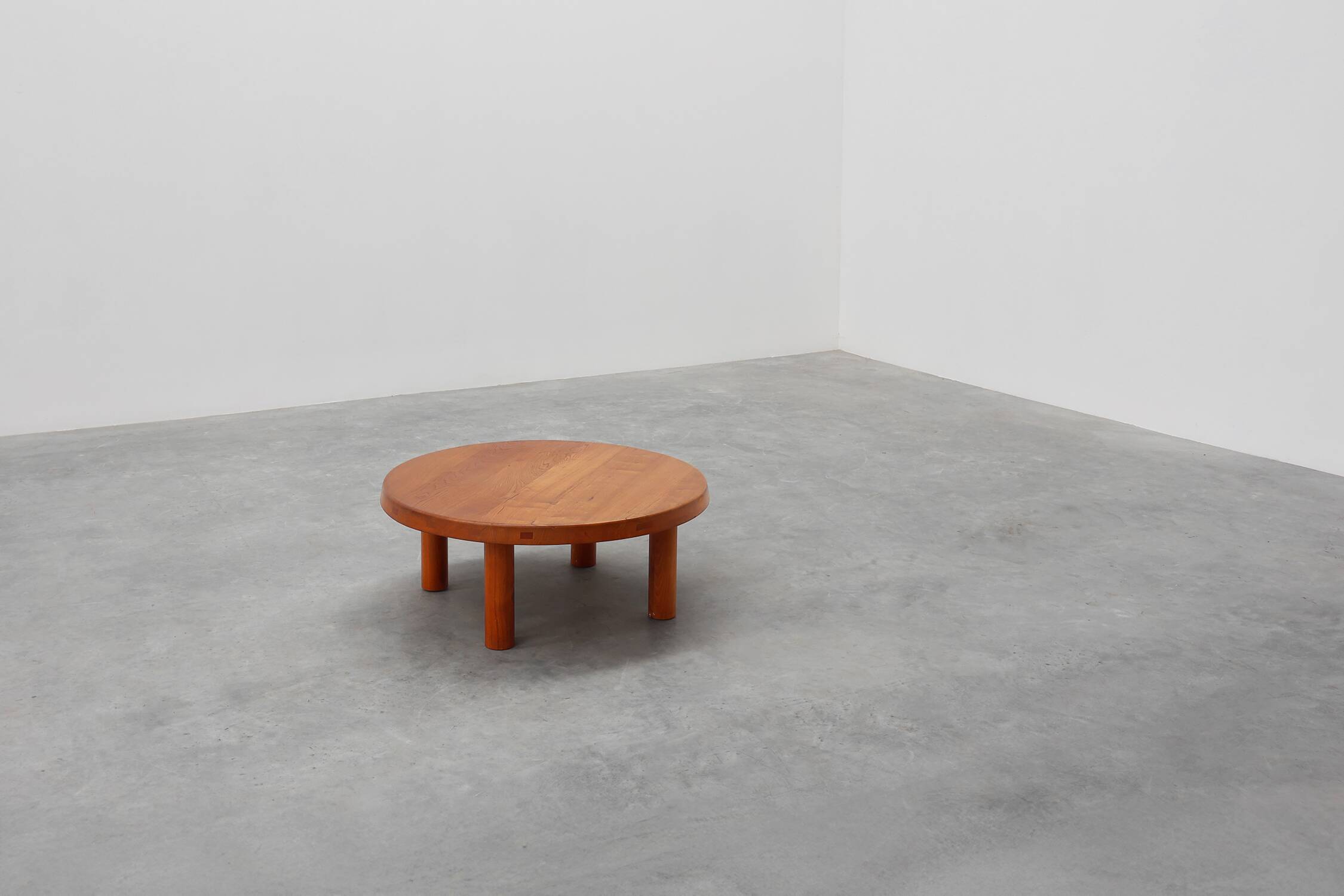 Pierre Chapo, Coffee Table Model T02M in Solid Elm, France 1976
