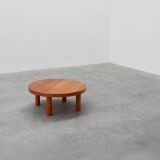 Pierre Chapo, Coffee Table Model T02M in Solid Elm, France 1976