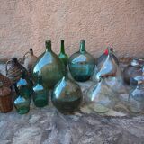 Demijohn in rattan