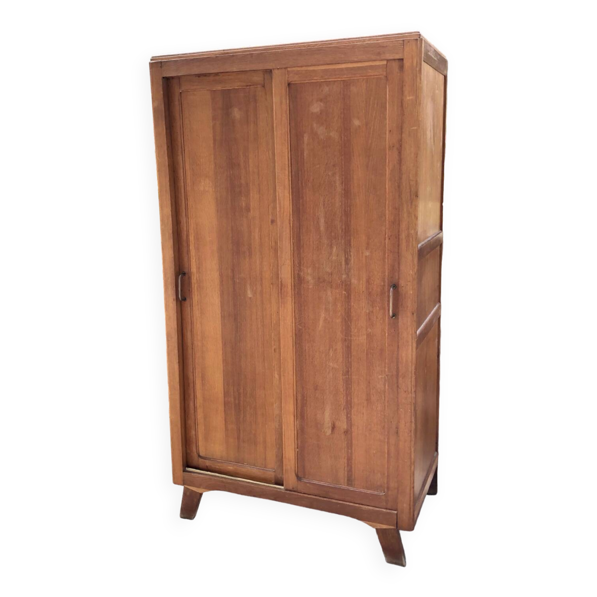 1950s wardrobe / closet in golden oak