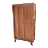 1950s wardrobe / closet in golden oak