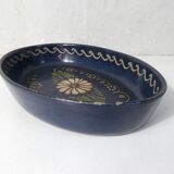 ancien plat en terre cuite vernissée