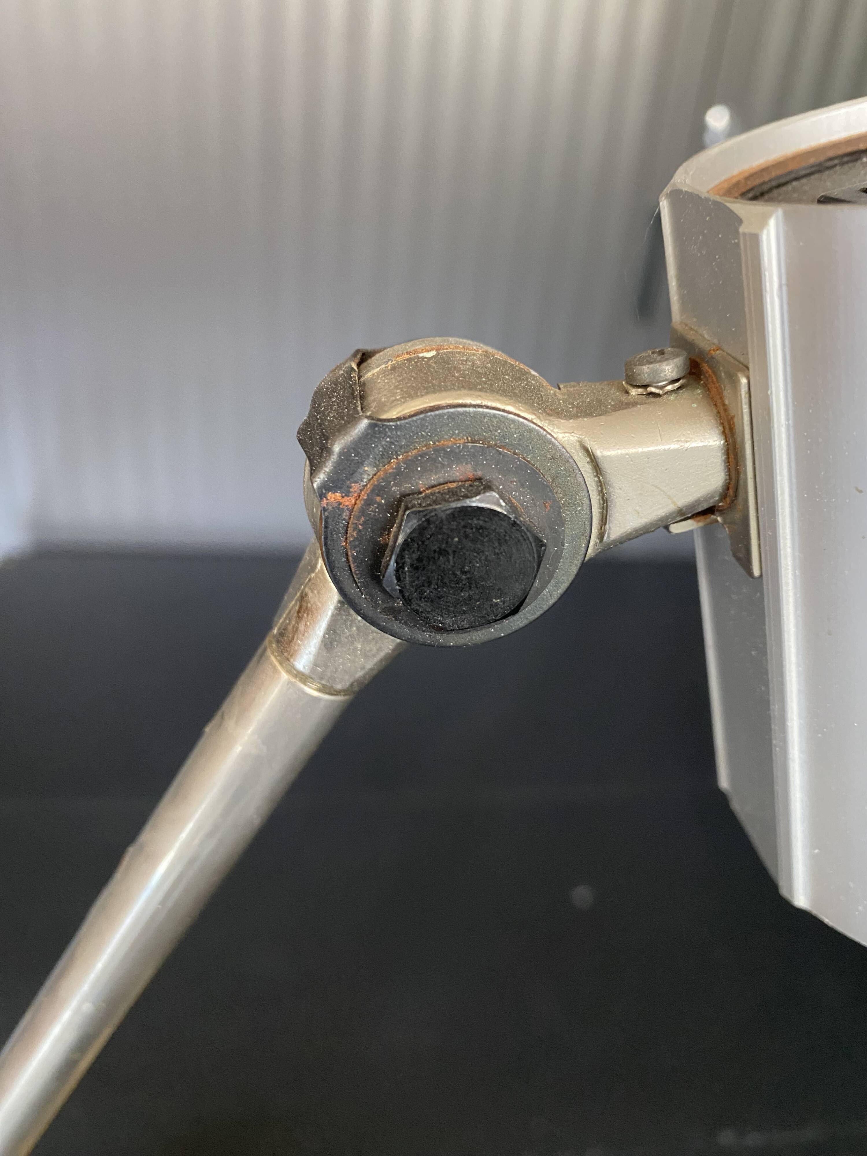 Waldmann metal articulated lamp vintage industrial workshop 1950