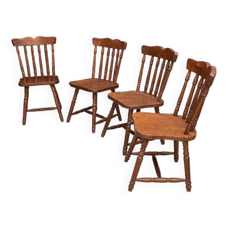 Set of 4 western bistro chairs