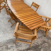 Salon de jardin sodibois en bois ( orme )
