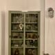 1960s Industrial Vitrine in Metal, Italian Mid-Century Furniture