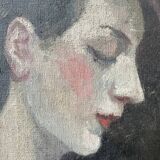 Old portrait painting