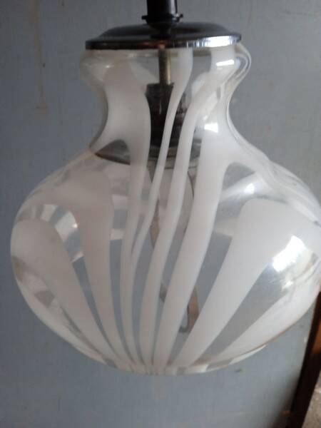 Designer suspension chandelier Murano ep 1970 design