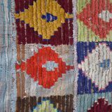 Carpet Moroccan Boucherouite 200 cm x 90cm