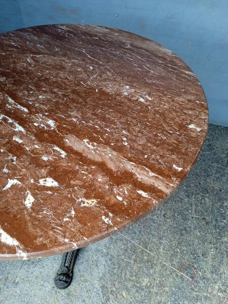 70cm marble bistro table / pedestal table