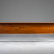Mid-century modern teak wall shelf by Walter Wirtz for Wilhelm Renz, Germany, 1960s
