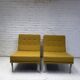 Paire de chauffeuses Knoll Parallel bar