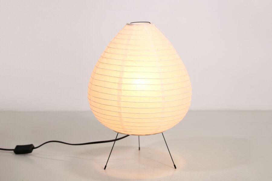 White paper table lamp