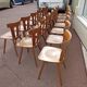 Set of 20 bistro cafe bar restaurant chairs - wood - vintage