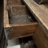 Counter, double-sided store furniture with storage
