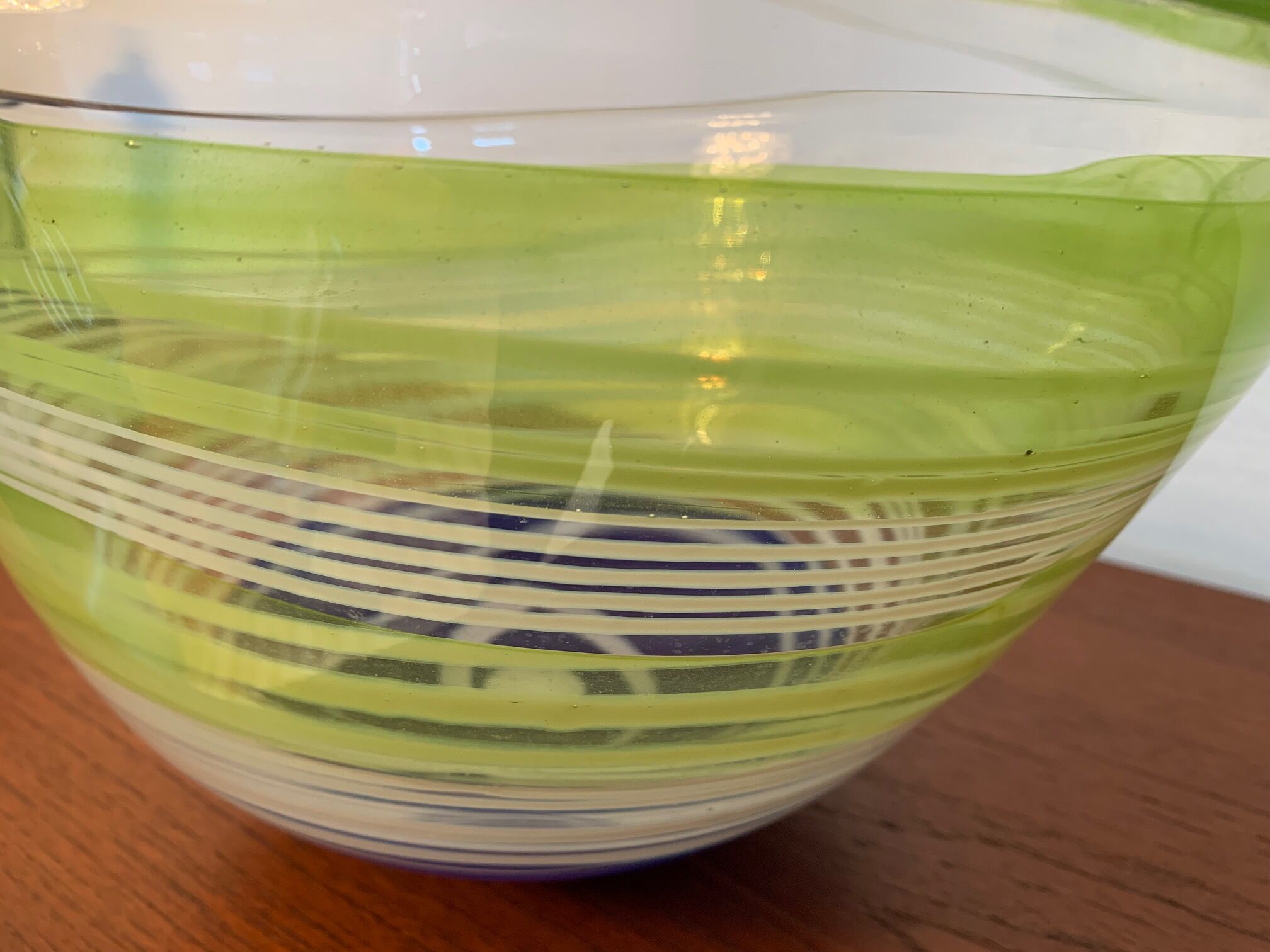 Vilniaus Stiklo Studija bowl, Lithuania, 1990s