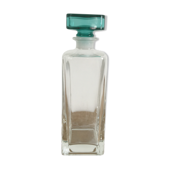 Turquoise cork whisky decanter