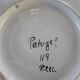 Ceramic dish, Portugal