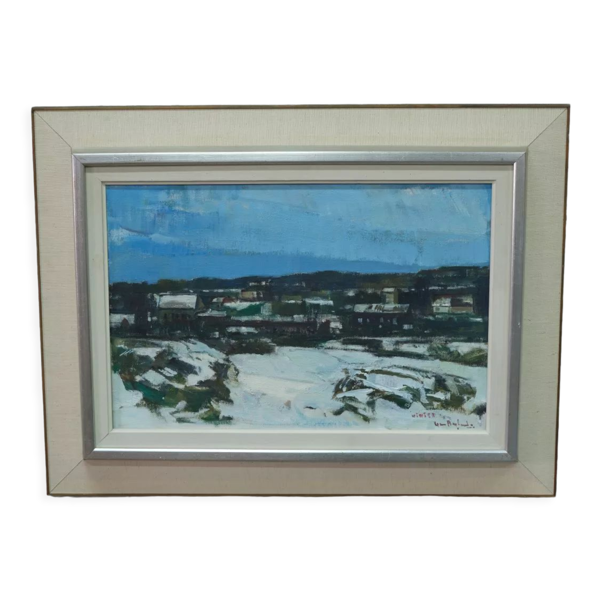 Gunnar Herman Berglund (1906-1992), Swedish Modern Painting, 1960s, Oil on Canvas