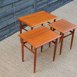 Tables gigognes par Kai Kristiansen pour Skovmand & Andersen