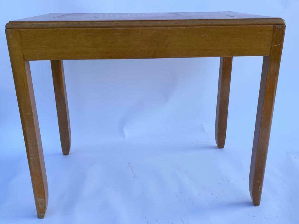 Bureau 1 drawer 1950 2 buttons design francais