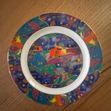 6 Assiettes design SO FRENCH, décor du Galion