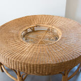 Rattan coffee table 120 cm