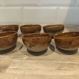 6 ceramic potter's cups for wine/cider tasting "Sancerre"