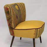 Chair vintage year 50 tissue "Lelièvre"