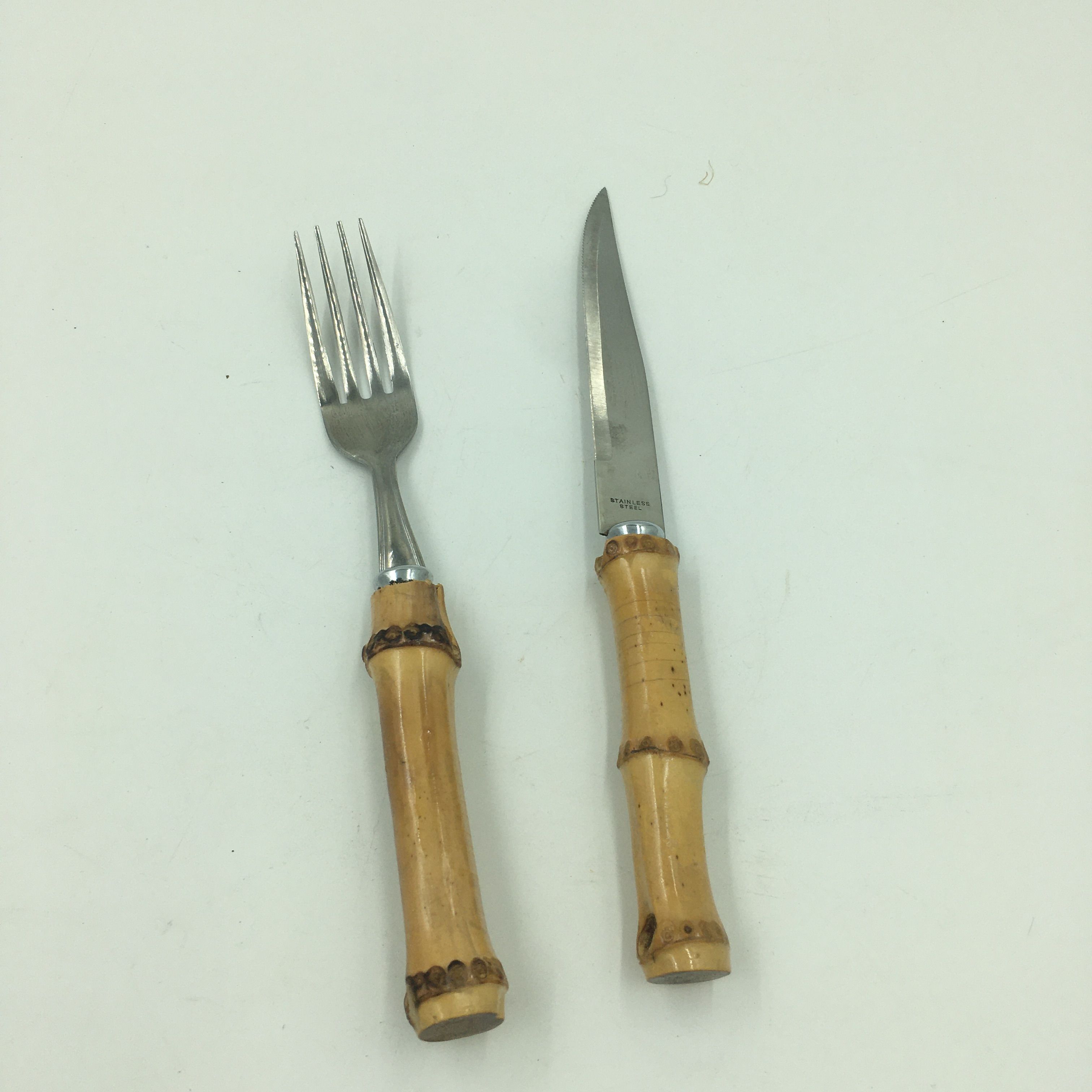 Set of 6 duo of cutlery knives and forks