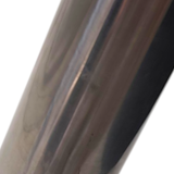 1970s simar stainless steel table lamp - industrial modernist design