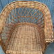 Child rattan chair from the 60s and 70s