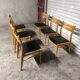 6 chaises scandinave vintage