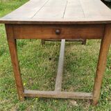 Old farmhouse table with drawers