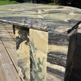 70s marble coffee table