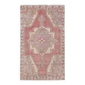 Tapis turc vintage fait main 129x213 cm