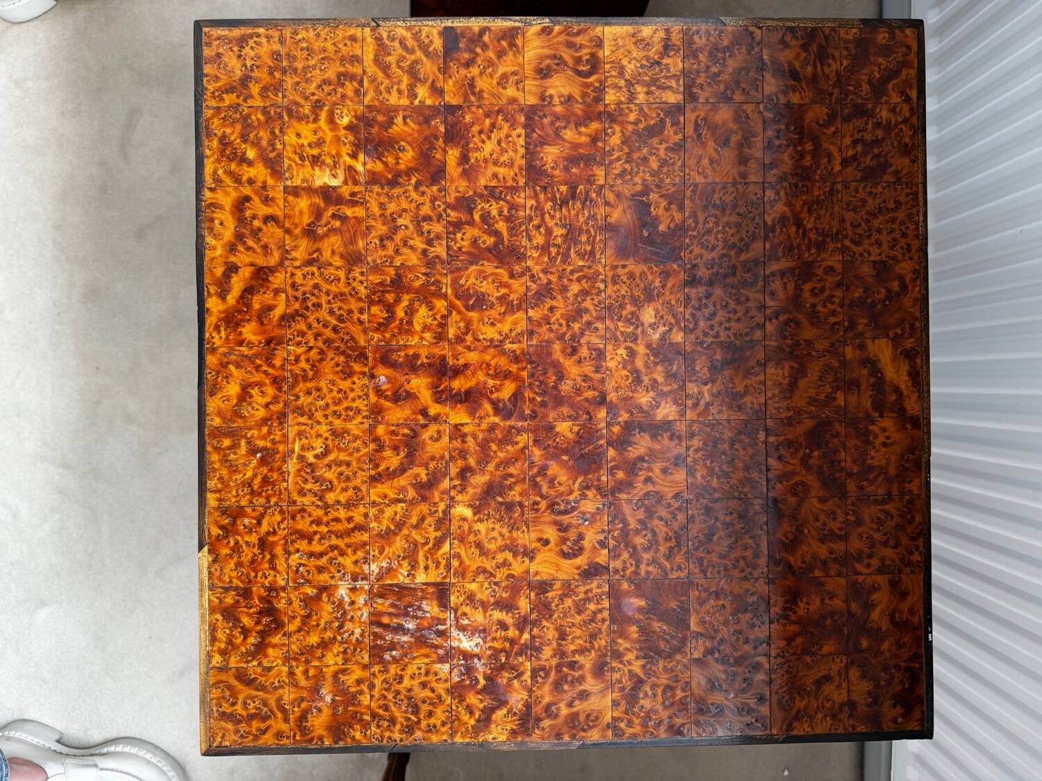 Marquetry side table