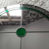 Pair of art deco wall mirrors 81x39cm