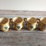 Set of 4 coffee cups