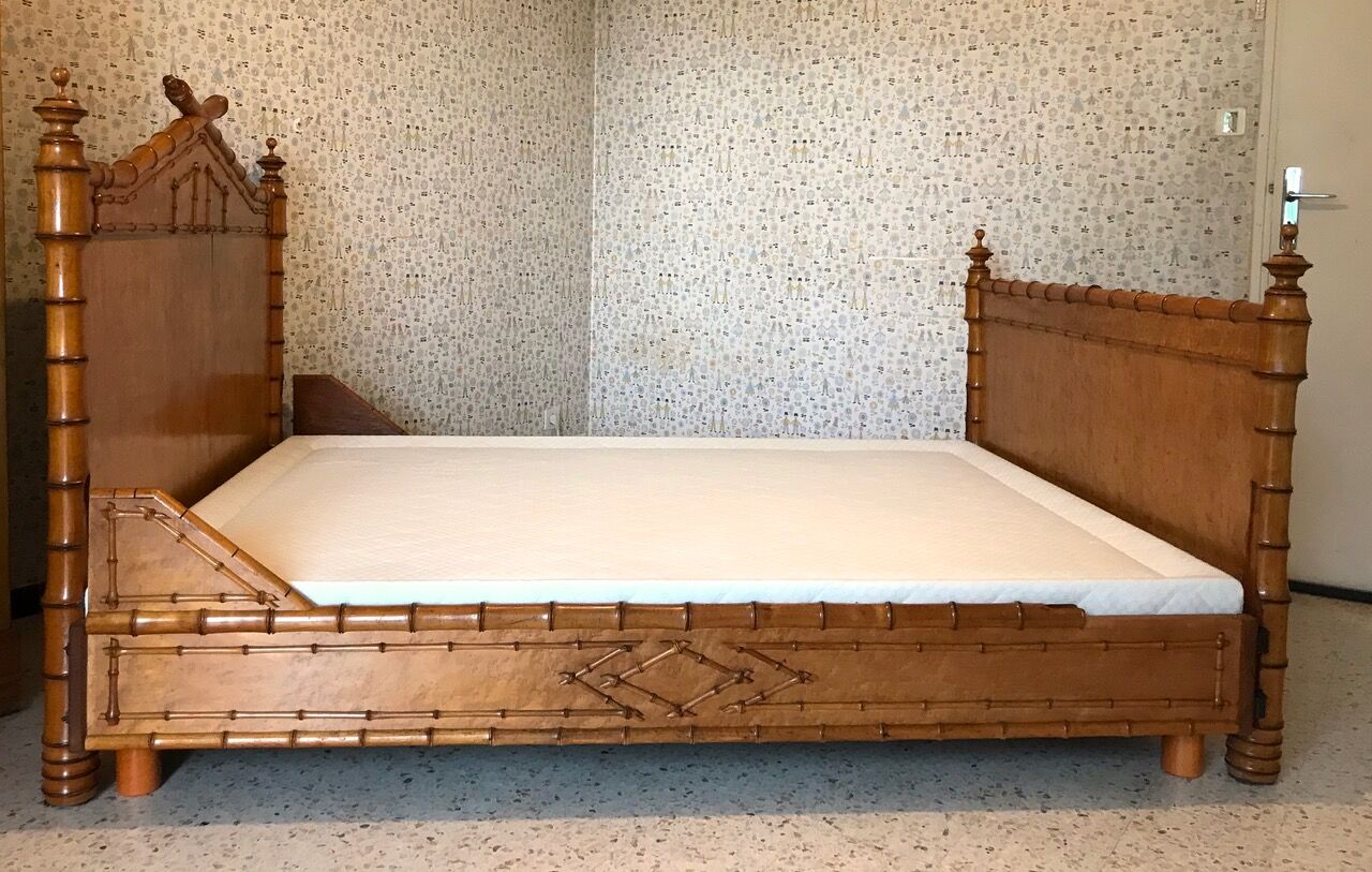 Bed bamboo collection circa 1870 Napoleon III