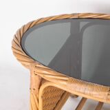 Rattan coffee table