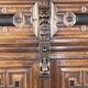 Antique carved wooden buffet in Renaissance style, late 18th / early 19th century.