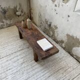 Brutalist workbench solid cherry coffee table