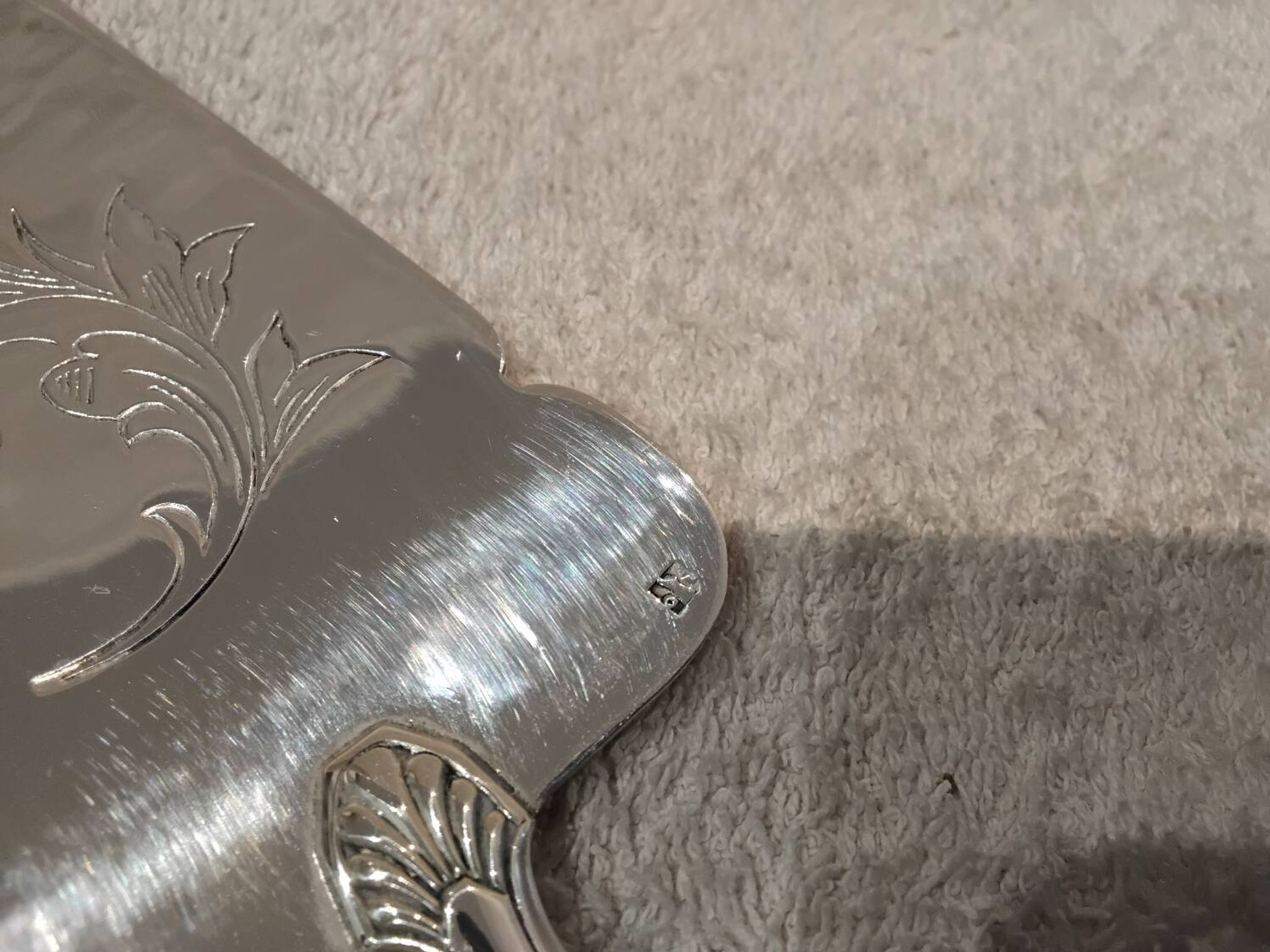 Silver metal pie server Liberty Grand Prix Monaco