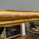 Antique gilded fireplace mirror